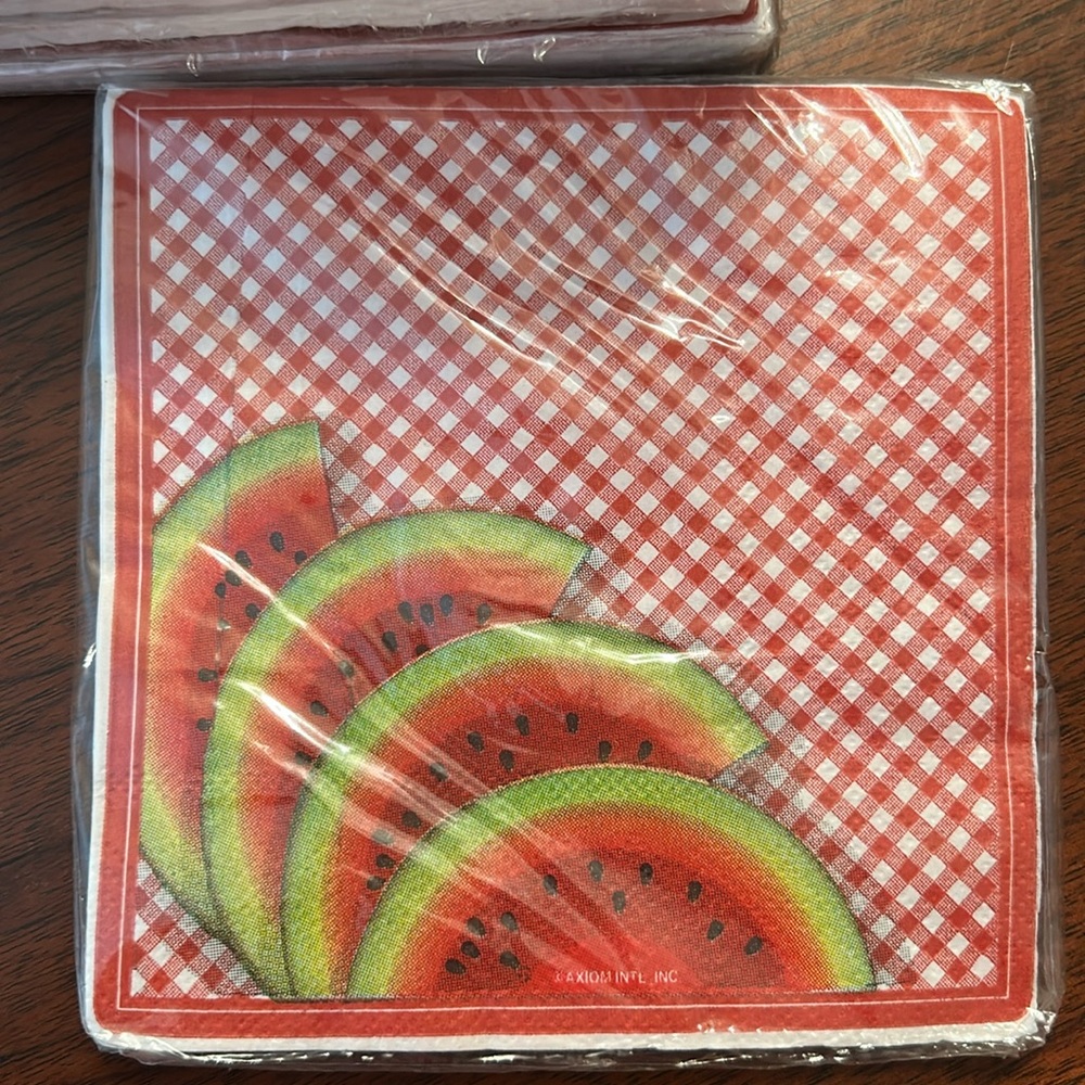 Watermelon Summer Beverage Napkin 10 packs of 16 ct 2 ply napkins